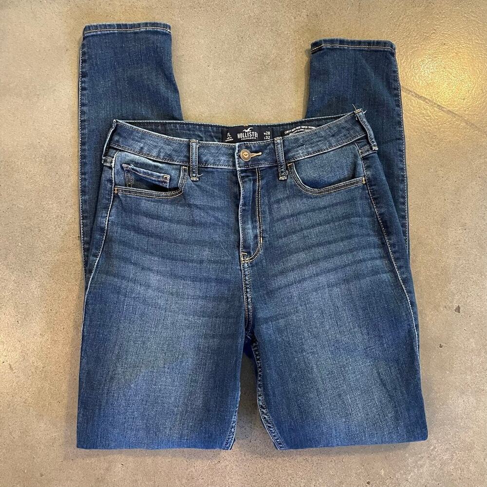 Hollister Curvy high rise super skinny jeans womens 28 juniors 7 pants new